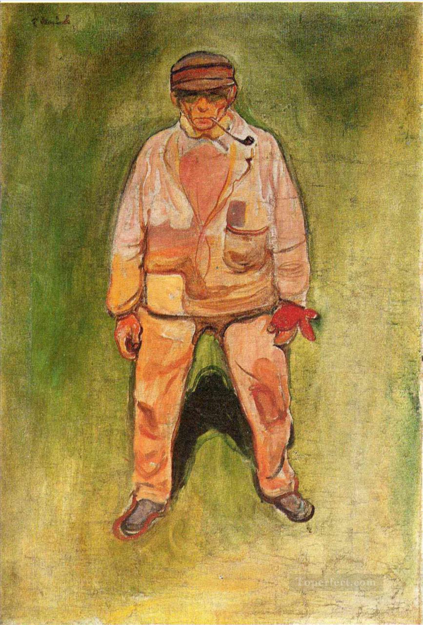 el pescador 1902 Edvard Munch Pintura al óleo